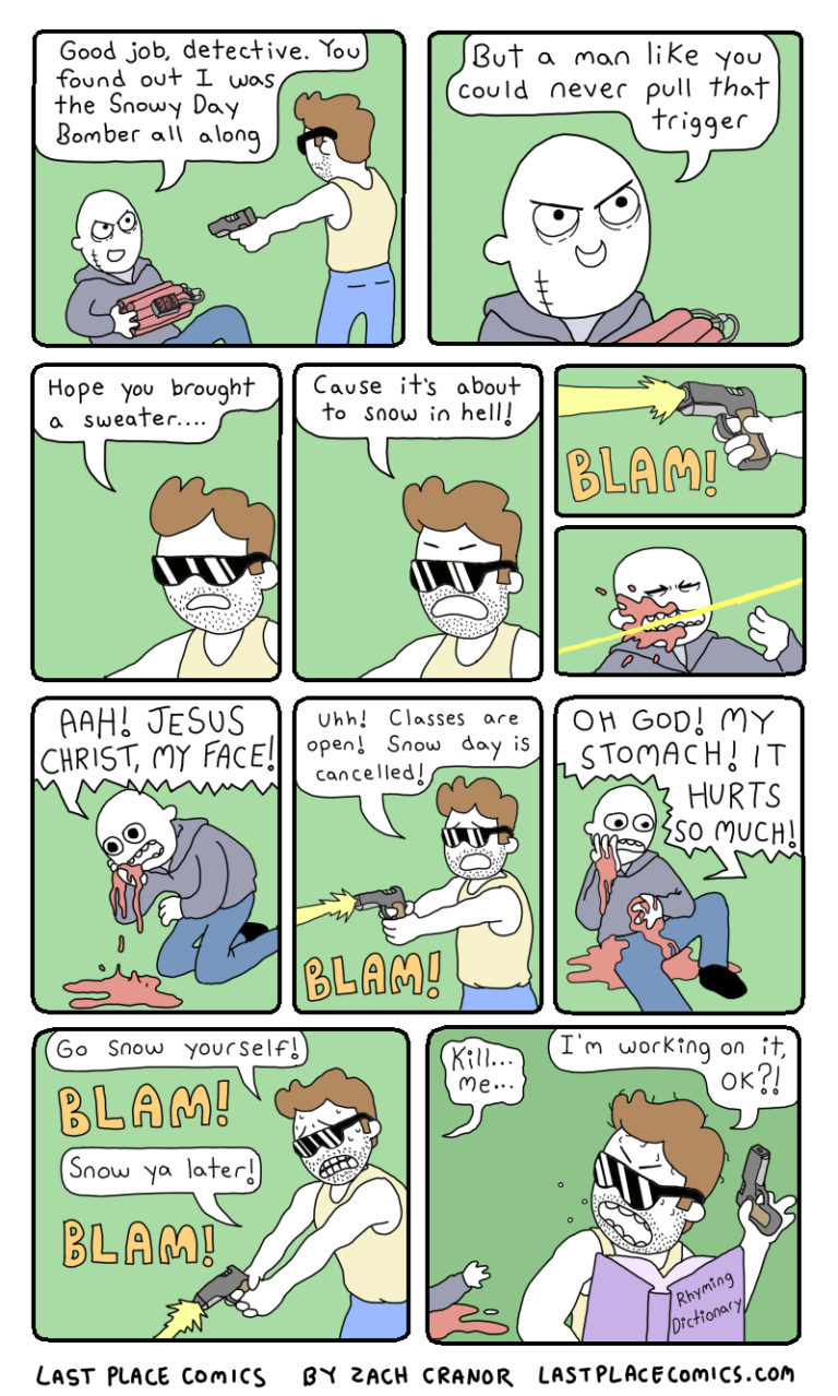 Bad Time Kill Lines - Last Place Comics